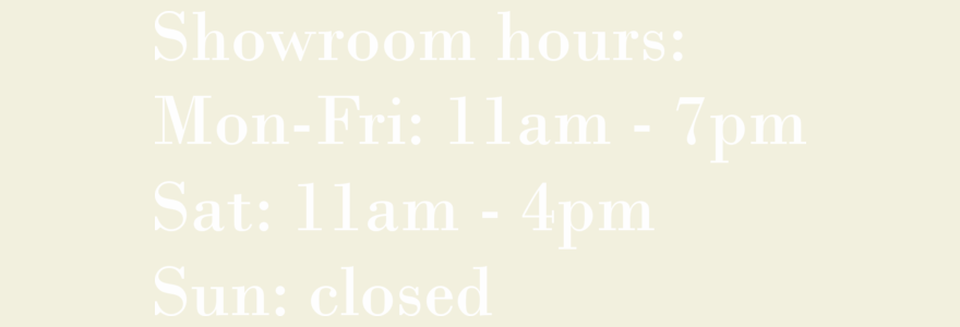 Business Hours Custom Vinyl Lettering