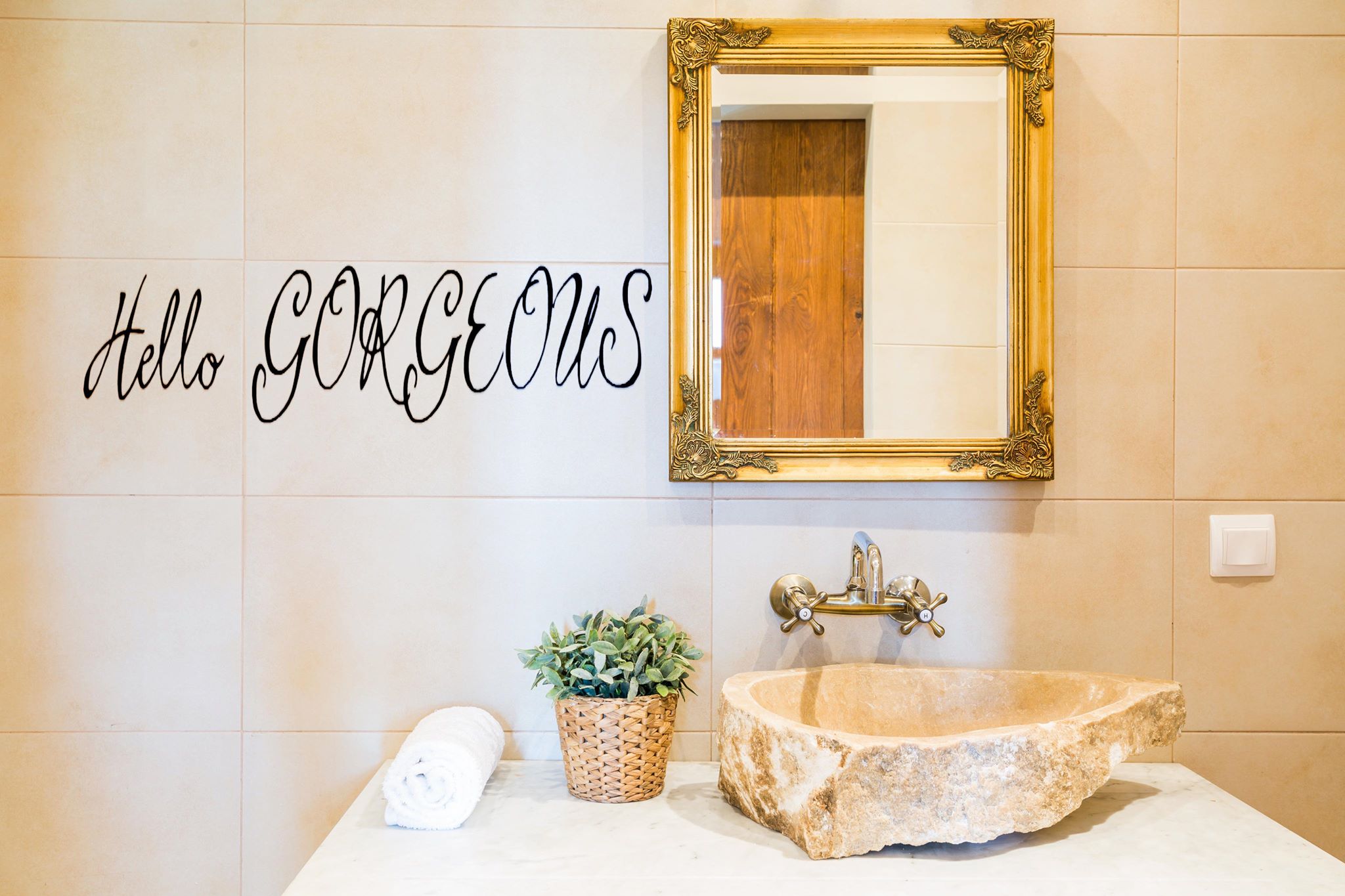 Hello Gorgeous Wall Decal Hello Gorgeous Wall Decal