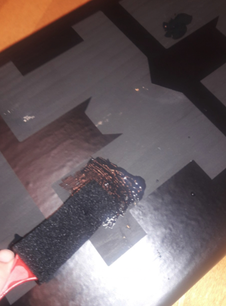 Repainting the stencil