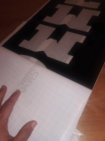 Finished Vinyl Stencil