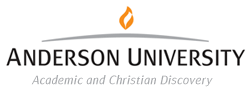 Anderson University vinyl wall lettering
