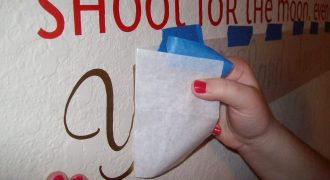 Remove the transfer paper