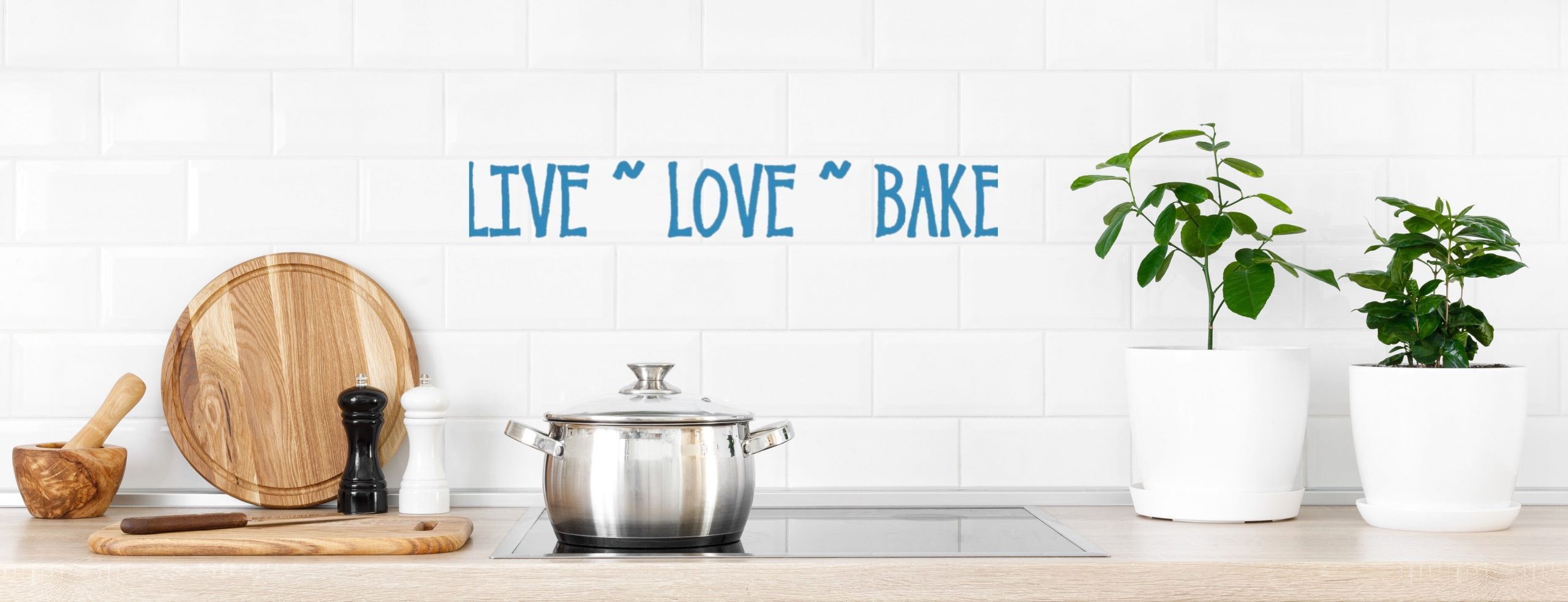 Live Love Bake Kitchen Decal Live Love Bake Kitchen Wall Decal