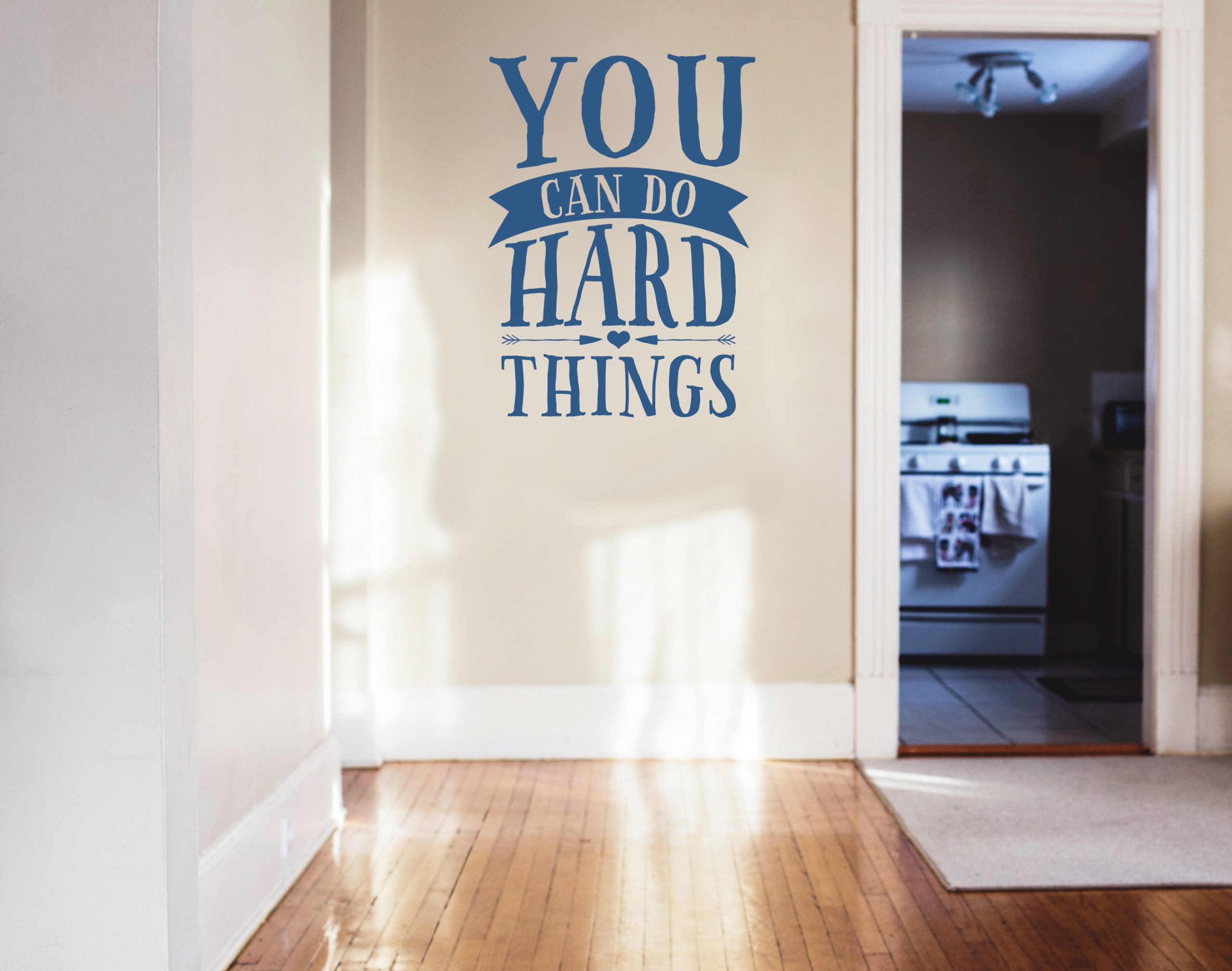 You Can Do Hard Things Motivational Wall Decal You Can Do Hard Things Motivational Wall Decal